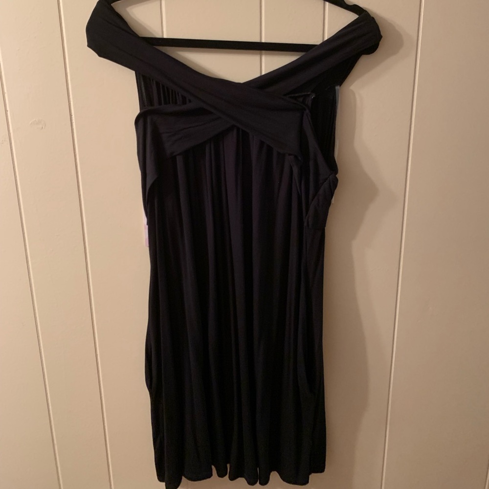 Black dress- off the shoulder